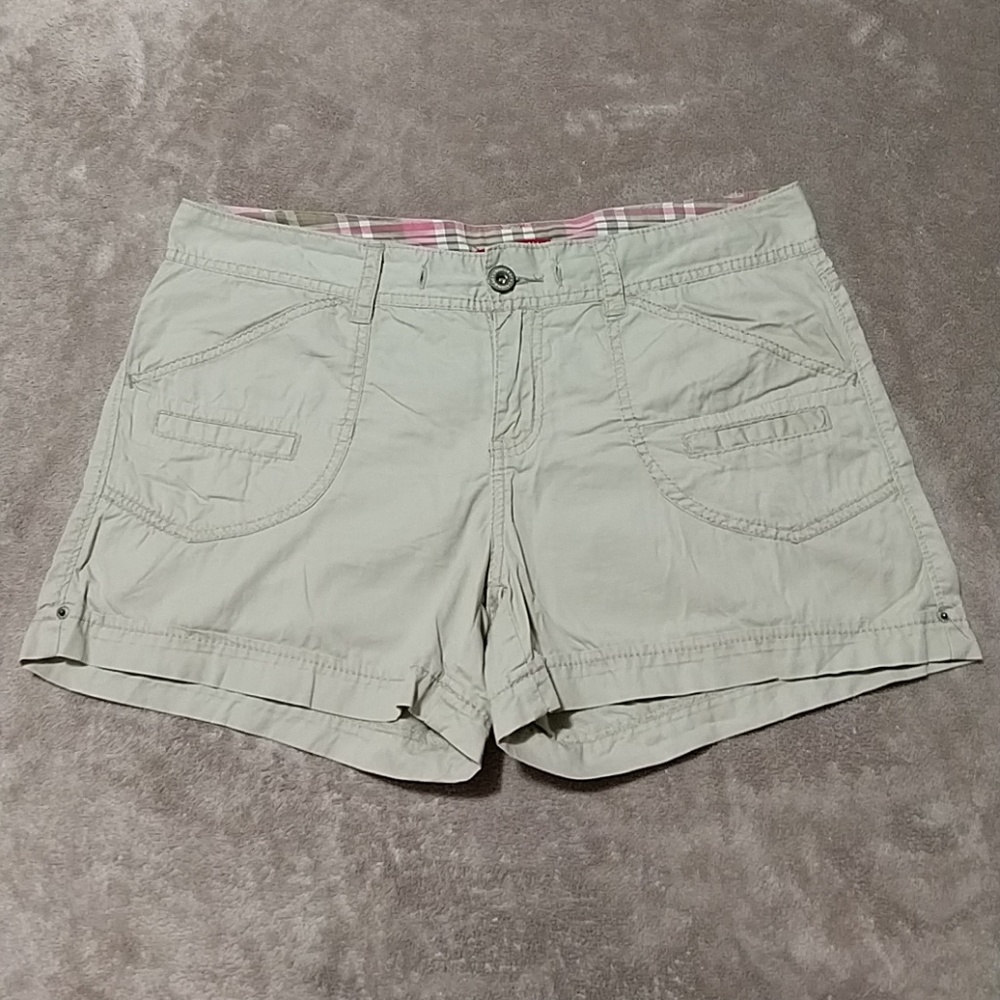 Cotton khaki shorts
